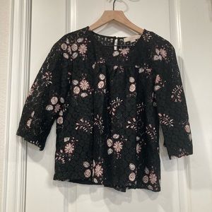 LOFT Workwear Lace Blouse